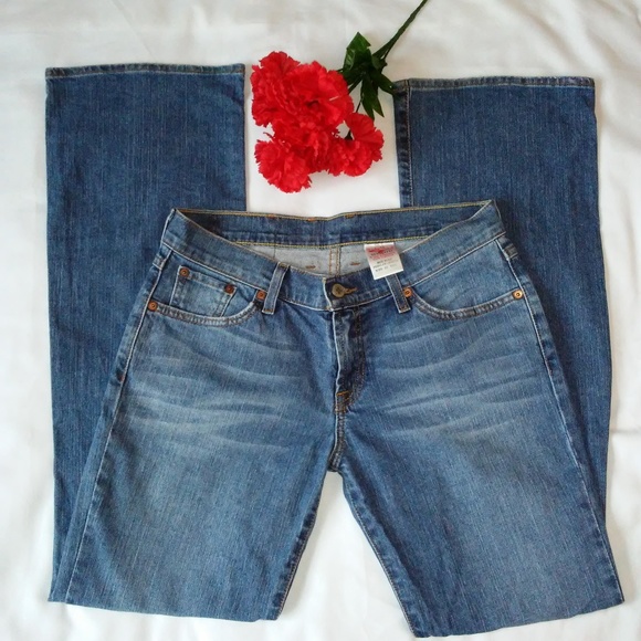 Lucky Brand Denim - Lucky Brand Mid Rise Regular Length Dungarees 28